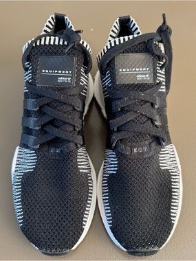 Adidas Mens Eqt Support Adv Primeknit Black Running Shoes BY9390